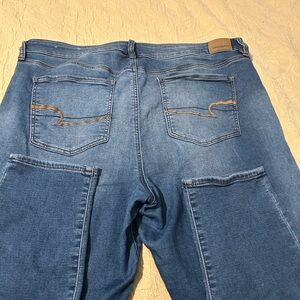 American Eagle High Rise Jeggings Crop Jeans